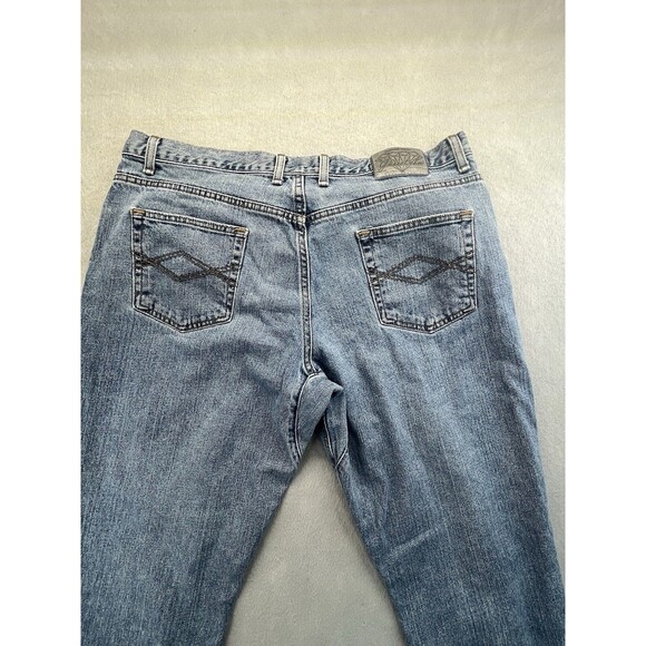Diamond Gusset Blue Womens SZ 10 X 32 Regular Fit Vintage - Picture 1 of 11